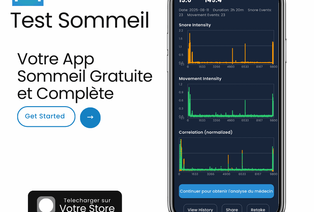 Test Sommeil : l’application gratuite pour détecter l’apnée du sommeil en quelques minutes
